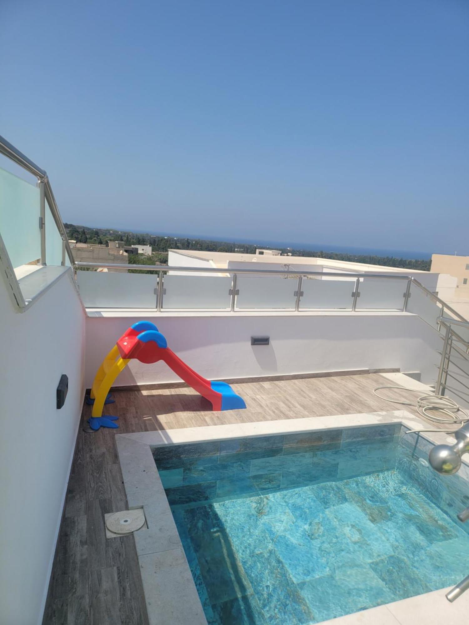 Appartement Avec Piscine Vue Sur Mer Ra's al Jabal Extérieur photo